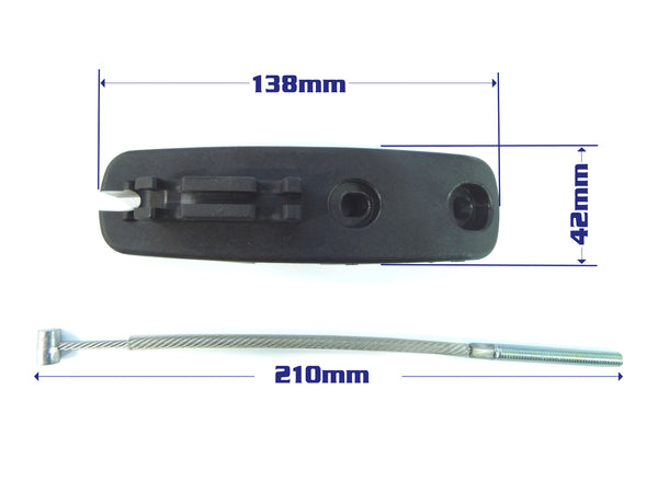 U-Bügel Kit für G3 Dachboxen - Inhalt: 4 Stück für Dachträgerbreite bis 90  mm geeignet bei Rameder