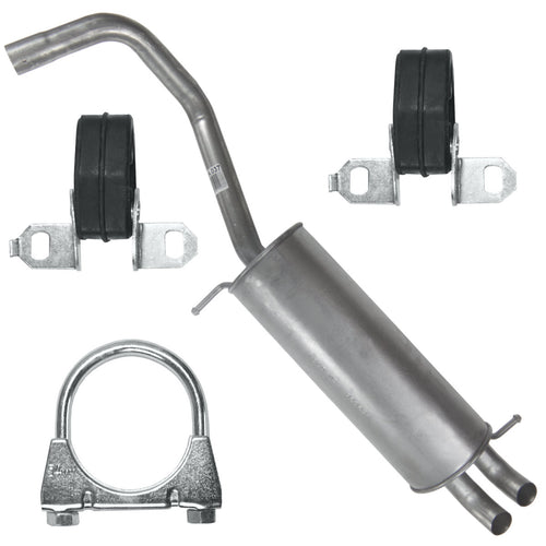 Endtopf Auspuff für Skoda Fabia 1 I (12.1999-12.2007) 1.4 TDI 1.9 SDI 1.9 TDI Fließheck, Limousine_1