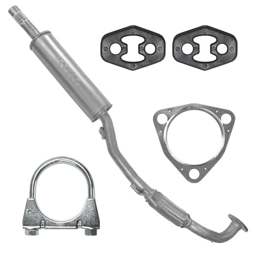 Mitteltopf Auspuff für Volkswagen Polo 4 IV 9N (11.2001-12.2009) 1.2i Fließheck_1