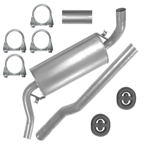 Mitteltopf Auspuff für Audi Coupe B3 (10.1988-12.1996) 1.8 2.0_1