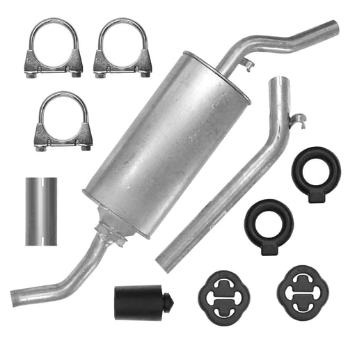 Endtopf Auspuff für Volkswagen Golf 2 II (01.1983-12.1992) 1.0 1.3 1.6 1.8 1.6 D Fließheck_1