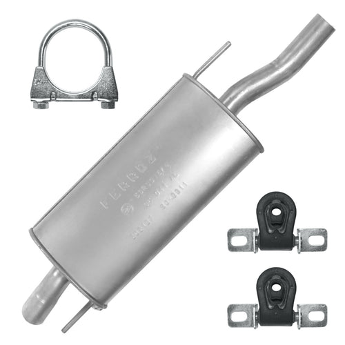 Endtopf Auspuff für Volkswagen Golf 3 III (01.1991-12.1997) 1.6 1.8 2.0 1.9 Cabrio, Fließheck_1