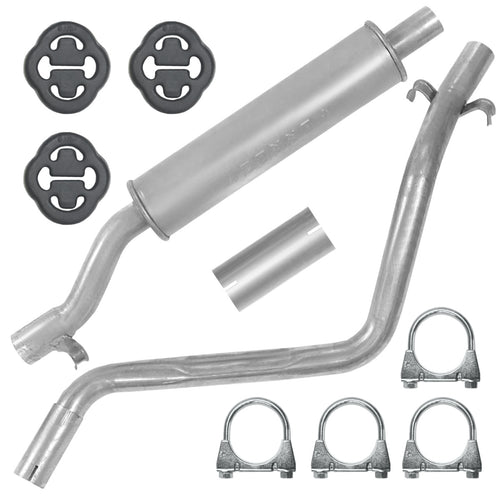Mitteltopf Auspuff für Volkswagen Golf 1 I (04.1974-02.1984) 1.6 1.6 TD 1.8 Cabrio, Fließheck_1