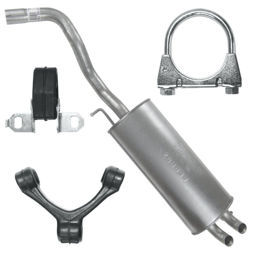 Endtopf Auspuff für Volkswagen Golf 4 IV (10.1997-07.2006) 1.8 T 2.0i 2.3 VR5 1.9 TDI Fließheck_1