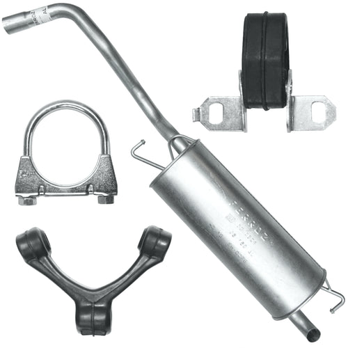 Endtopf Auspuff für Volkswagen Golf 4 IV (10.1997-07.2006) 1.4i Fließheck_1
