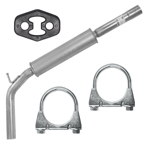 Mitteltopf Auspuff für Volkswagen Polo 3 III 6N (10.1994-10.2001) 1.4 TDI 1.7 SDI 1.9 SDI Fließheck_1