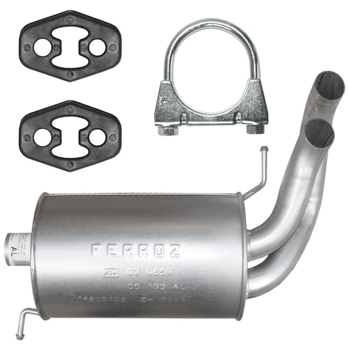 Endtopf Auspuff für Volkswagen Sharan 1 I (01.1998-03.2010) 1.9 TDI 2.0 TDI Van_1