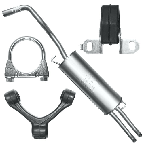 Endtopf Auspuff für Volkswagen Golf 4 IV (10.1997-07.2006) 1.4i 1.6i 1.9 SDI Kombi Variant_1