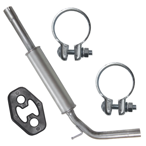 Mitteltopf Auspuff für Volkswagen Polo 3 III 6N (10.1994-10.2001) 1.4 Fließheck_1