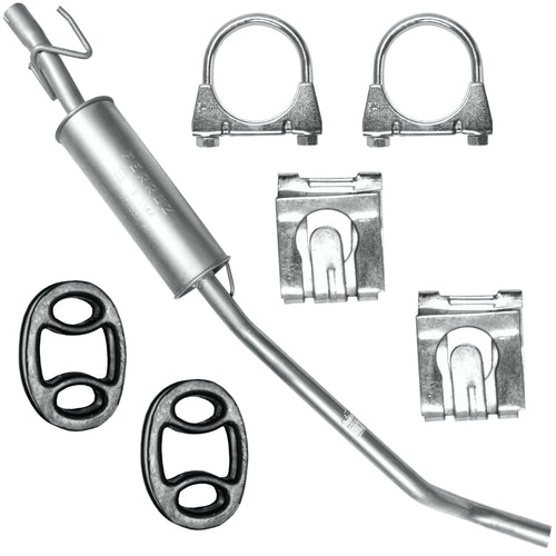 Mitteltopf Auspuff für Opel Corsa 2 II B (03.1993-12.2000) 1.2i 1.2i 1.4i 1.4i 1.6 GSI 1.5 D 1.5 TD 1.7 D Fließheck_1