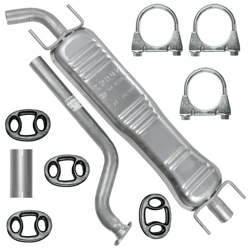 Mitteltopf Auspuff für Opel Astra 2 II G (03.1998-12.2009) 2.0 DI 2.0 DTI 2.2 DTI Fließheck, Kombi Caravan, Limousine_1