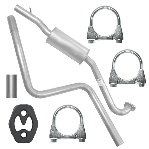 Mitteltopf Auspuff für Ford Fusion 1 I MK1 (06.2002-12.2012) 1.6 TDCI Fließheck_1