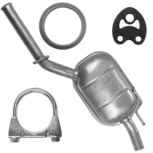 Endschalldämpfer Für Mercedes Benz 190 W201 2.5 D Auspuff Endtopf