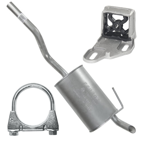 Endtopf Auspuff für Volkswagen Polo 3 III 6N (10.1994-10.2001) 1.7 SDI 1.9 SDI 1.9 TDI Kombi Variant, Limousine_1