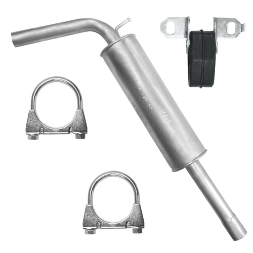 Mitteltopf Auspuff für Volkswagen Polo 4 IV 9N (11.2001-12.2009) 1.9 SDI 1.9 TDI Fließheck, Limousine_1