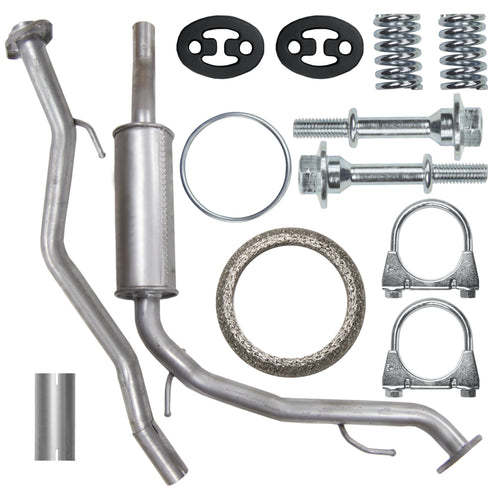 Mitteltopf Auspuff für Honda Jazz 2 II GD/GE (10.2001-10.2008) 1.2 1.4 Fließheck_1
