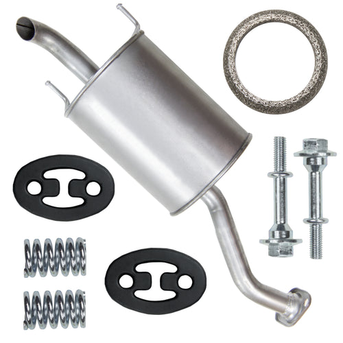 Endtopf Auspuff für Honda Jazz 2 II GD/GE (10.2001-10.2008) 1.2 1.4 Fließheck_1
