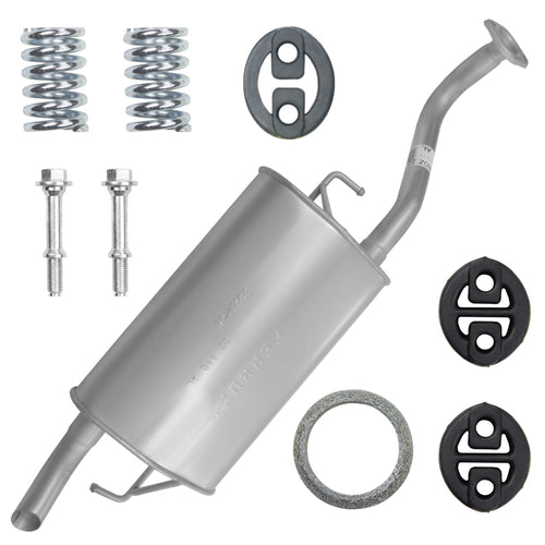 Endtopf Auspuff für Toyota Corolla 9 IX E12 (10.2001-05.2004) 1.4i 1.6i Kombi, Limousine_1
