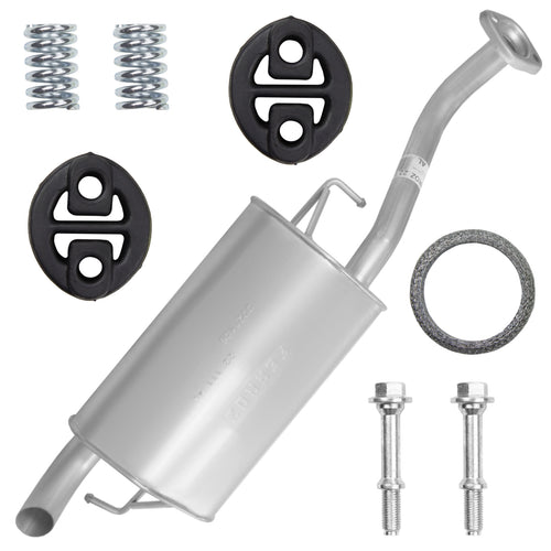 Endtopf Auspuff für Toyota Corolla 9 IX E12 (10.2001-02.2007) 2.0 D Kombi, Limousine_1