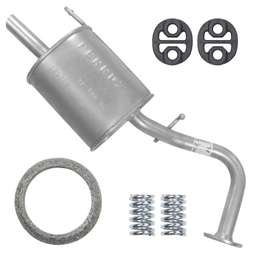 Endtopf Auspuff für Toyota Yaris 2 II XP9 (08.2005-12.2014) 1.0 Fließheck_1