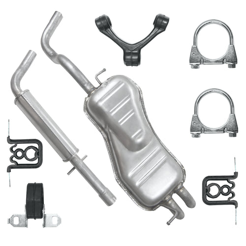 Auspuffanlage Schalldämpferset für Volkswagen New Beetle 1 I Fließheck 2.0 (1998-07/2007)_1