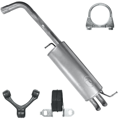 Endtopf Auspuff für Volkswagen Golf 4 IV Fließheck 1.8 T, 2.0, 2.3 (1997-2005)_1