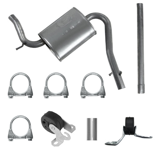 Mitteltopf Auspuff für Audi A4 B7 Limousine-Kombi Avant 1.6 (2004-10/2007)_1