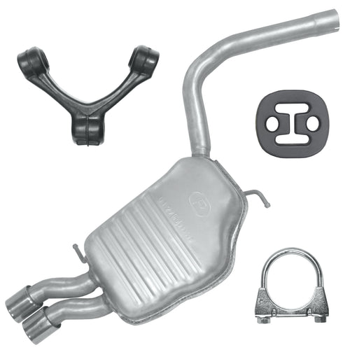 Endtopf Auspuff für Audi A4 B7 Limousine-Kombi Avant 1.9 TDI, 2.0 TDI (2004-06/2008)_1