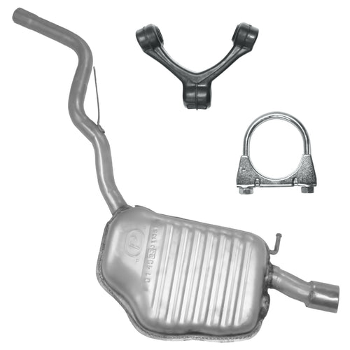 Endtopf Auspuff für Audi A4 B6 Limousine-Kombi Avant-Cabrio 1.8 T (2000-12/2004) rechte Fahrzeugseite_1