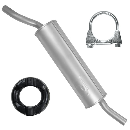 Polmo Schalldämpfer Set Für BMW 3er E46 2.2 2.5 3.0 - Auspuff Endtopf Komplettset