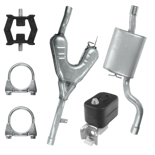 Auspuffanlage Schalldämpferset für BMW 5er E39 Kombi Touring 2.0, 2.5, 2.8 (1998-07/2003)_1