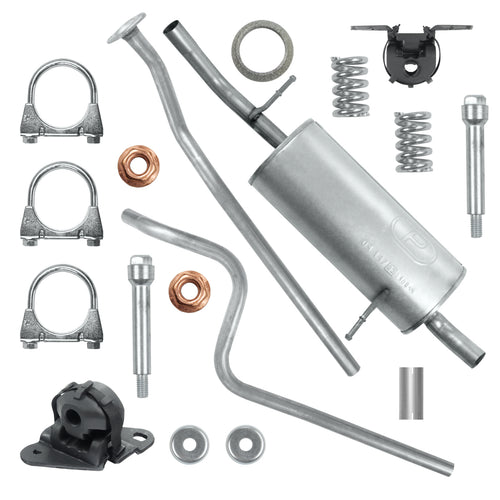 Auspuffanlage Schalldämpferset für Citroen C3 1 I Fließheck 1.1 (2002-08/2005)_1