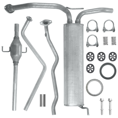 Auspuffanlage Schalldämpferset für Toyota Aygo 2 II B4 Fließheck 1.0 (ab 2014)_1
