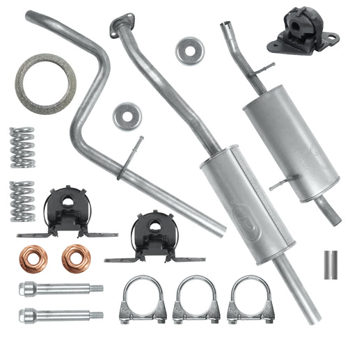 Auspuffanlage Schalldämpferset für Citroen C3 1 I Fließheck-Cabrio 1.4 (2002-2009)_1