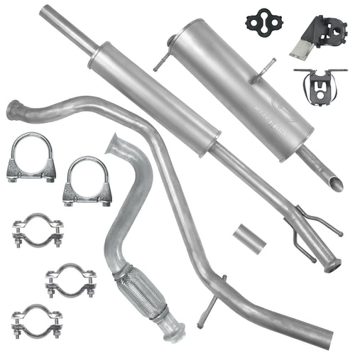 Auspuffanlage Schalldämpferset für Peugeot 307 1 I Fließheck-Kombi 1.4 (2003-2008)_1