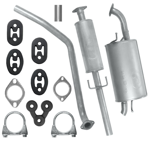 Auspuffanlage Schalldämpferset für Chevrolet Aveo 2 II Fließheck 1.2 (2008-2011)_1