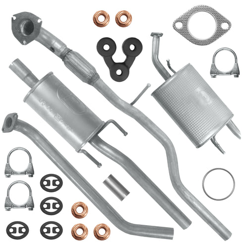 Auspuffanlage Schalldämpferset für Chevrolet Spark 3 III Fließheck 1.0, 1.2 (2009-2015)_1