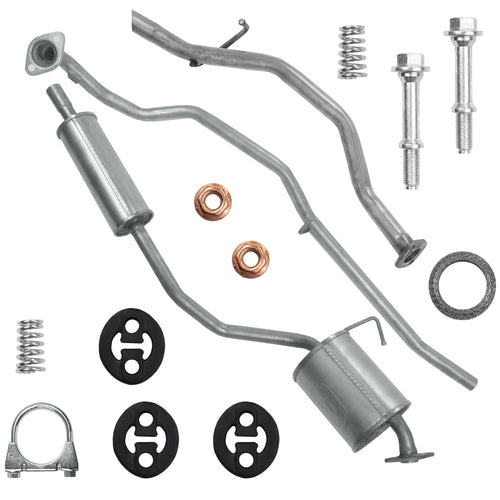 Auspuffanlage Schalldämpferset für Daihatsu Cuore 6 VI Fließheck 1.0 (2003-03/2007)_1