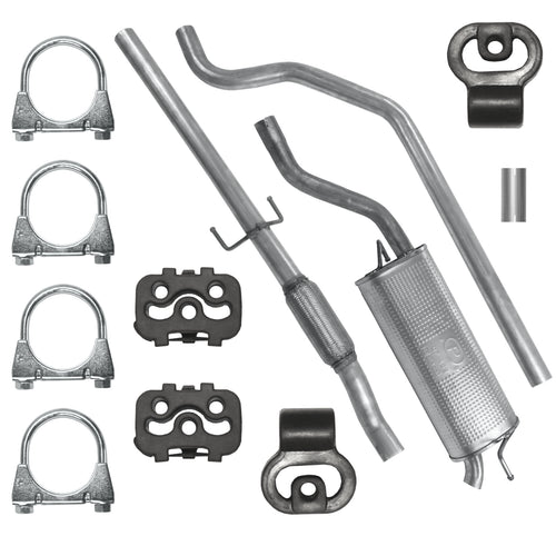 Auspuffanlage Schalldämpferset für Fiat Grande Punto 1 I Fließheck 1.3 MJTD (2005-2010)_1