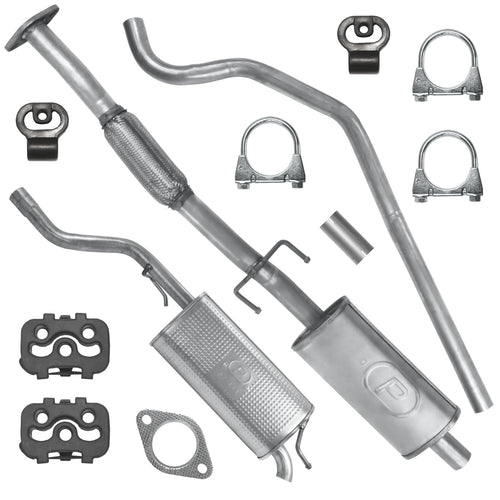 Auspuffanlage Schalldämpferset für Fiat Grande Punto 1 I Fließheck 1.4 (2005-11/2008)_1