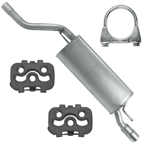 Endtopf Auspuff für Fiat Grande Punto 1 I Fließheck 1.4 (2005-11/2008) für SPORT-Version_1
