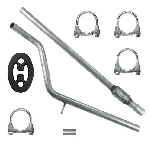 Abgasrohr Auspuff für Fiat Panda 2 II Fließheck 1.1, 1.2 (2003-08/2013)_1