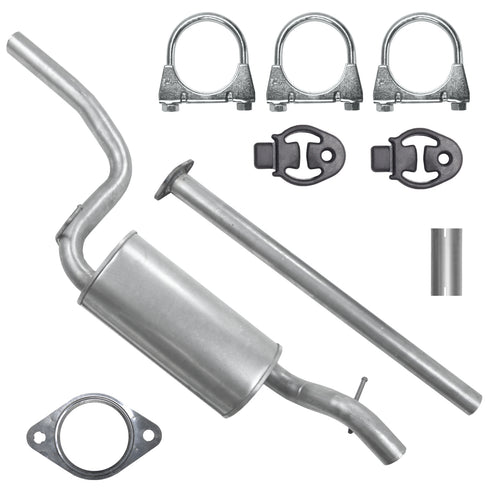 Mitteltopf Auspuff für Ford Focus C, Max 1 I MK1 Fließheck 1.6 TDCi, 1.8 TDCi (2003-2007)_1