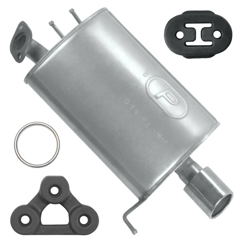 Endtopf Auspuff für Honda Accord 7 VII Limousine 2.4 (2003-2008) linke Fahrzeugseite_1