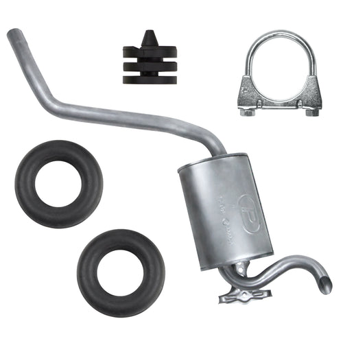 Endtopf Auspuff für Mercedes-Benz 190 W201 Limousine 1.8, 2.0 (1982-07/1993)_1