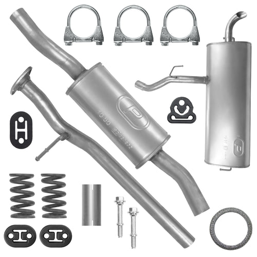 Auspuffanlage Schalldämpferset für Nissan Qashqai 1 I J10 Fließheck 2.0 (2006-2014)_1