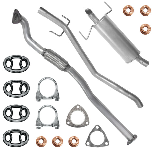 Auspuffanlage Schalldämpferset für Opel Astra 3 III H Kombi Caravan 1.9 CDTI (2004-12/2009)_1