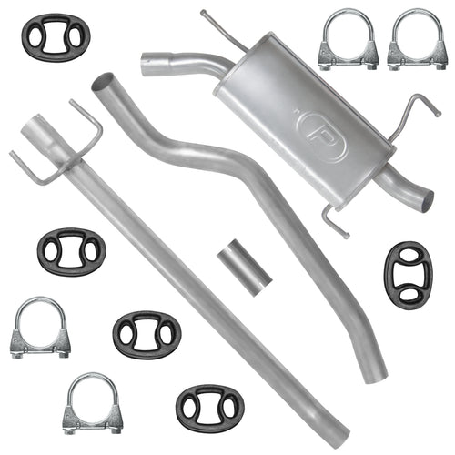 Auspuffanlage Schalldämpferset für Opel Corsa 3 III C Fließheck 1.7 D (2003-07/2006)_1
