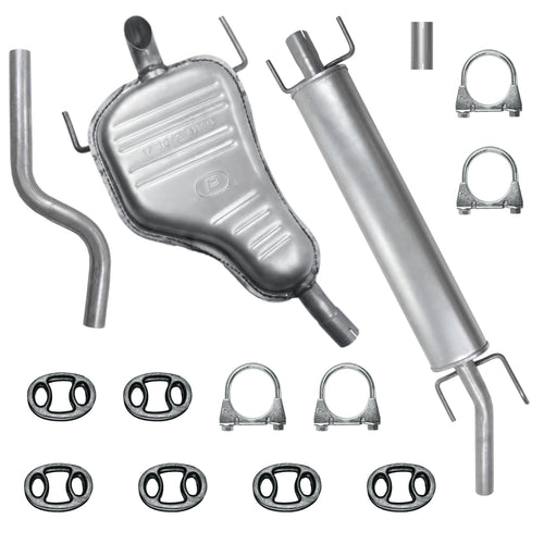 Auspuffanlage Schalldämpferset für Opel Astra 3 III H Limousine, Kombi Caravan, Fließheck 1.6, 1.8 (2004-04/2014)_1