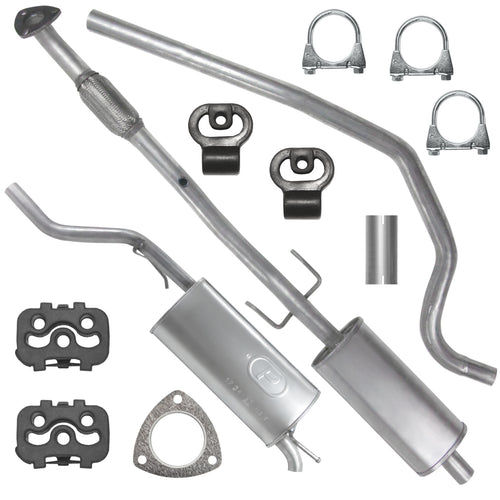 Auspuffanlage Schalldämpferset für Opel Corsa 4 IV D Fließheck 1.0 (2006-2014)_1